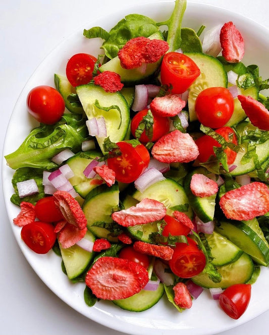 Ensalada de Fresas Liofilizadas Frispys