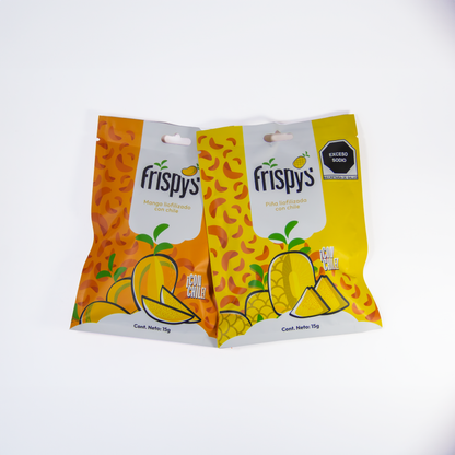 Mix de Mango y Piña liofilizados con Tajín® 12 pack